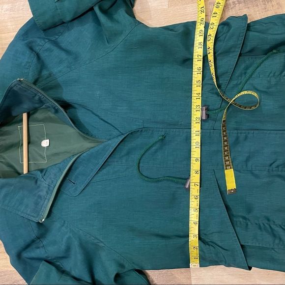 Vintage | 1980s Emerald Teal Utility Jacket - Picture 9 of 12